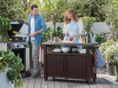 Стол садовый Keter Unity xl Storage Buffet 183l / 230409 (коричневый) — фото 5