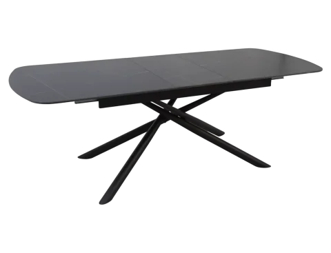 Обеденный стол Signal Vector Ceramic 160-200x90 (черный/черный)