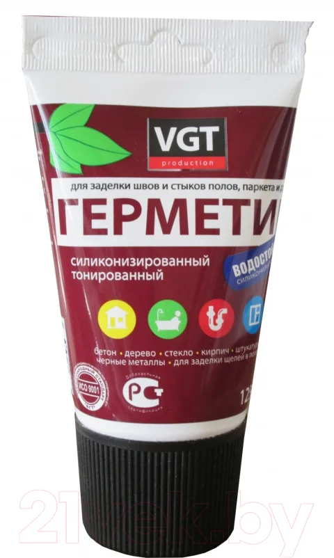 Герметик акриловый VGT Для наружных и внутренних работ (160г, бук)