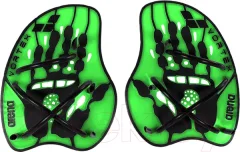 Лопатки для плавания ARENA Vortex Evolution Hand Paddle 95232 65 (р-р L, acid lime/black) — фото 3