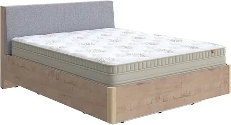 Двуспальная кровать Proson Voyage 180x200 (бунратти/Nice серебряный)