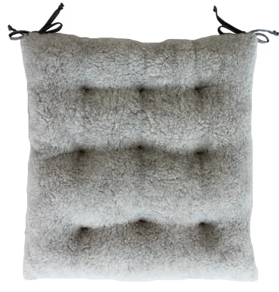 Подушка на стул Lanatex Wool 0349 / 22328 (44x44x9см, серый)