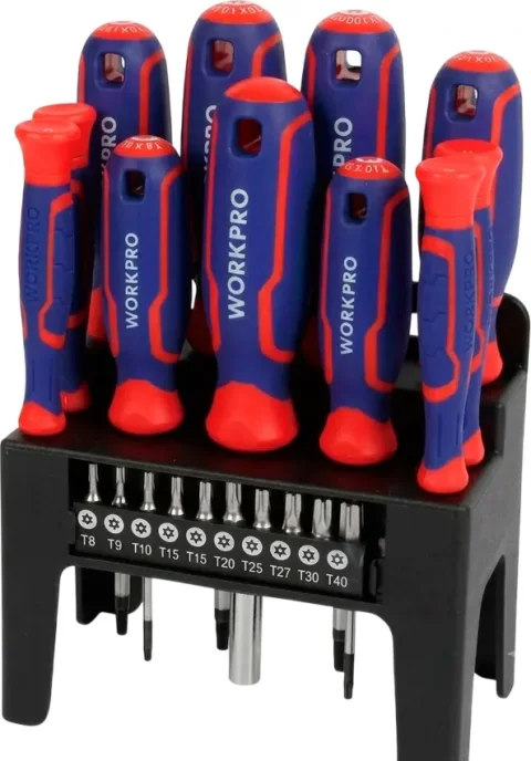 Набор отверток Workpro WP200552 (21пр)