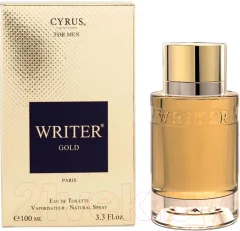 Парфюмерная вода Paris Bleu Parfums Writer Gold For Men (100мл) — фото 2