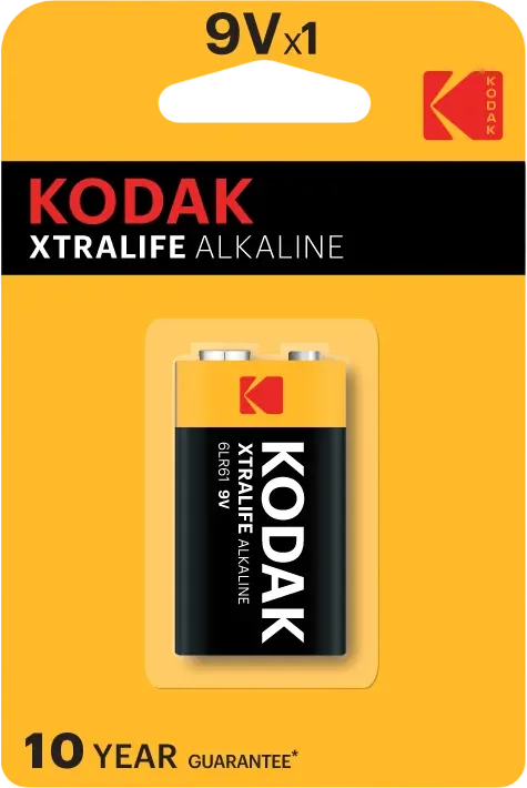 Батарейка Kodak Xtralife 9V/6LR61/LR22 Alkaline 9V / 30952010