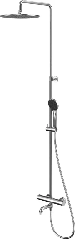 Душевая система со смесителем Whitecross Y1234BASICNIB (брашированный никель) — фото 1