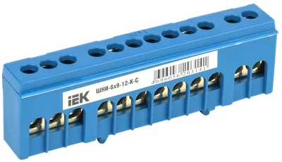 Шина нулевая IEK YNN10-69-12KD-K07