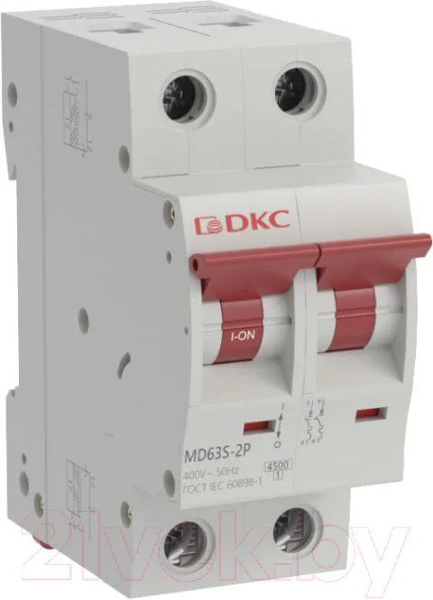 Выключатель автоматический DKC Yon Max MD63S 2P 40A C 4.5kA