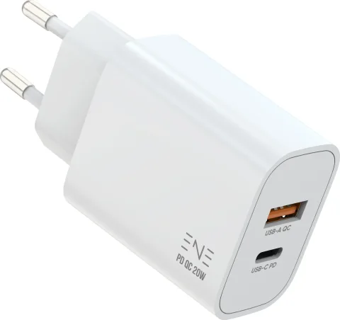 Адаптер питания сетевой ENE YZZY U6 20W / 10.211 (белый)