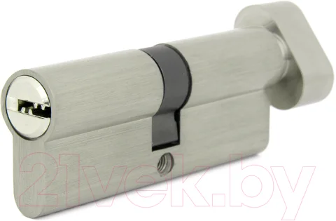 Цилиндровый механизм замка Palladium ZN 80 (35х45) C ВК SN (матовый никель)