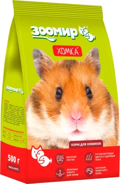 Корм для грызунов ЗООМир Хомка для мелких грызунов (500г) — фото 1