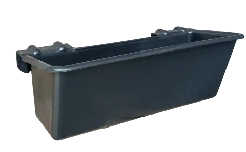 Лотковая кормушка для животных Экстрасервис Длинная для подвешивания ZY-6011 (40л, черный)